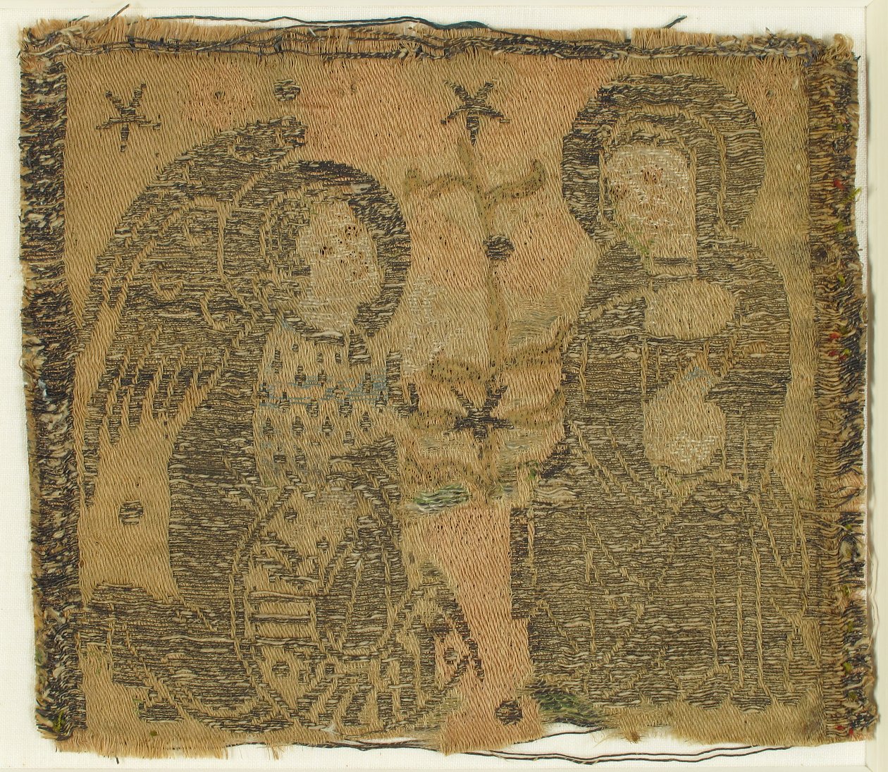Tekstil med bebudelsen, italiensk, 1300-tallet. av Unbekannt
