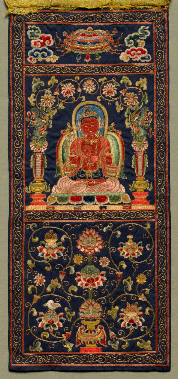 Thangka med den syvende Bodhisattva, 1368 - 1424. av Unbekannt