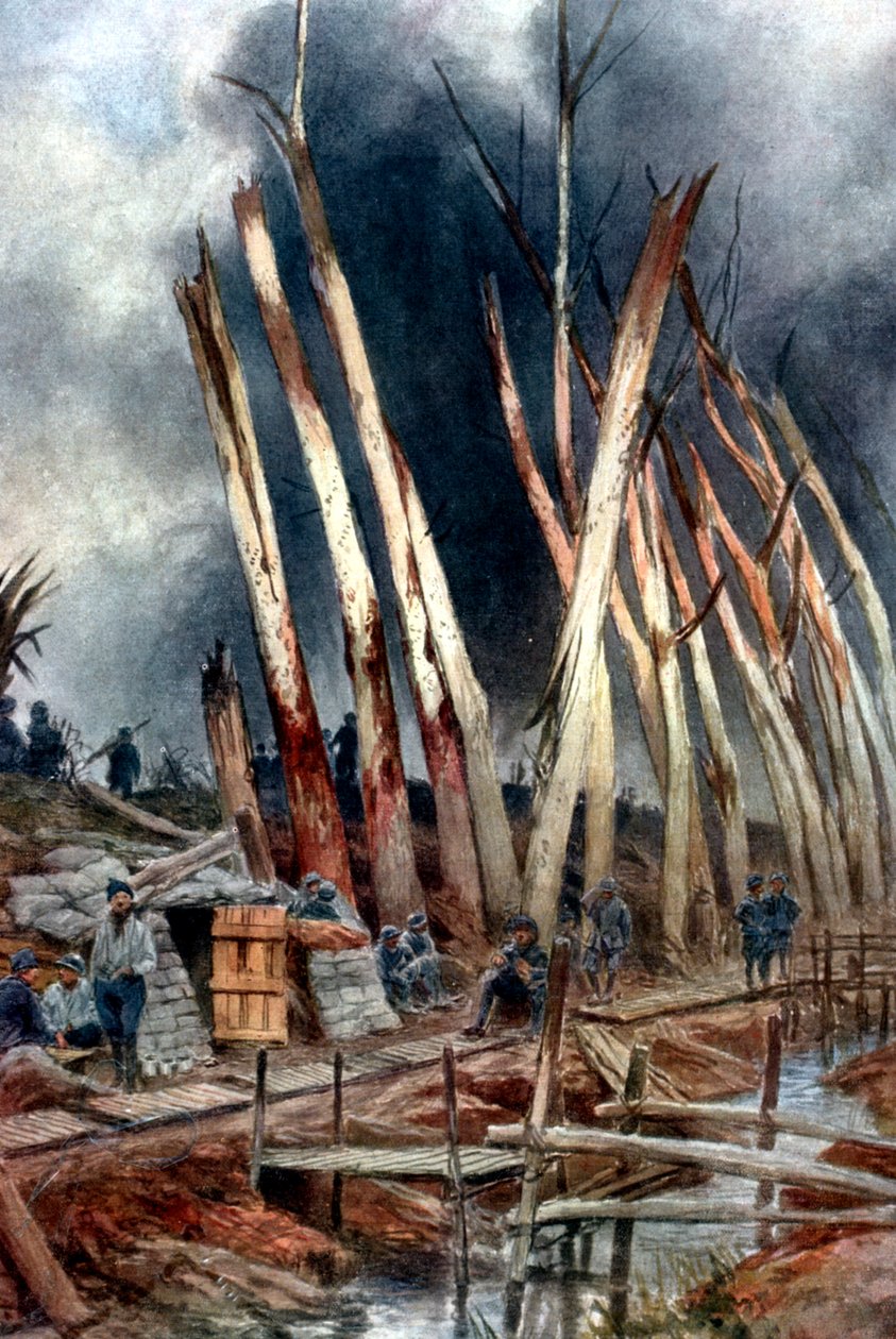 Offensiven ved Yser, 1917 av Unbekannt