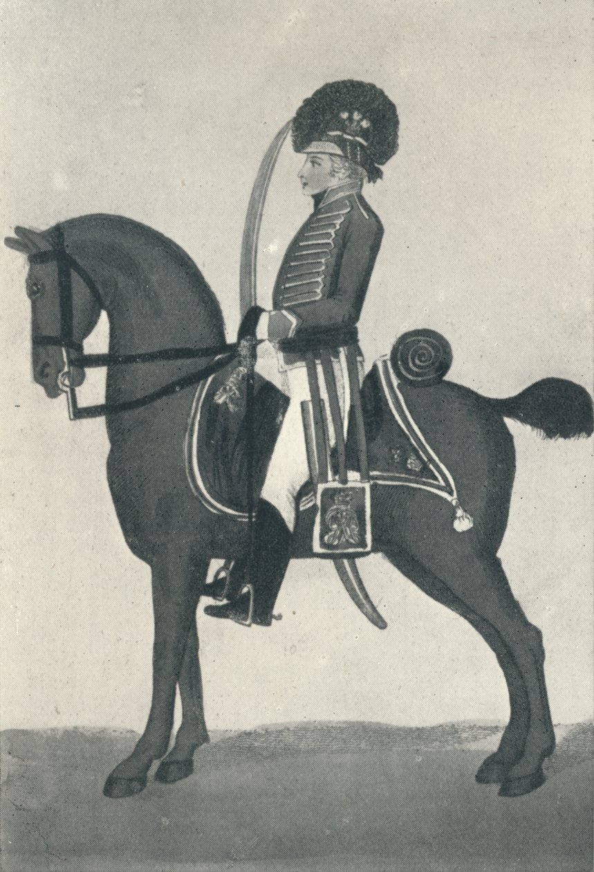 Den 10. eller prinsen av Waless eget regiment av lette dragoner, 1800 1909 av Unbekannt