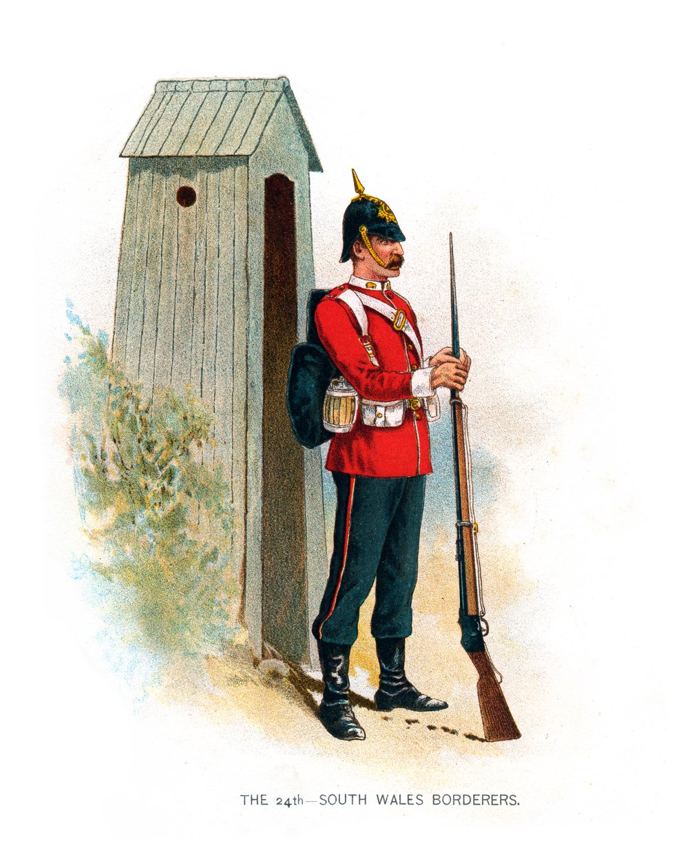 The 24th South Wales Borderers, c1890 av Unbekannt