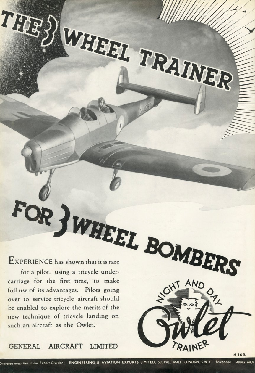 3-hjulstreneren for 3-hjuls bombefly, 1941. av Unbekannt