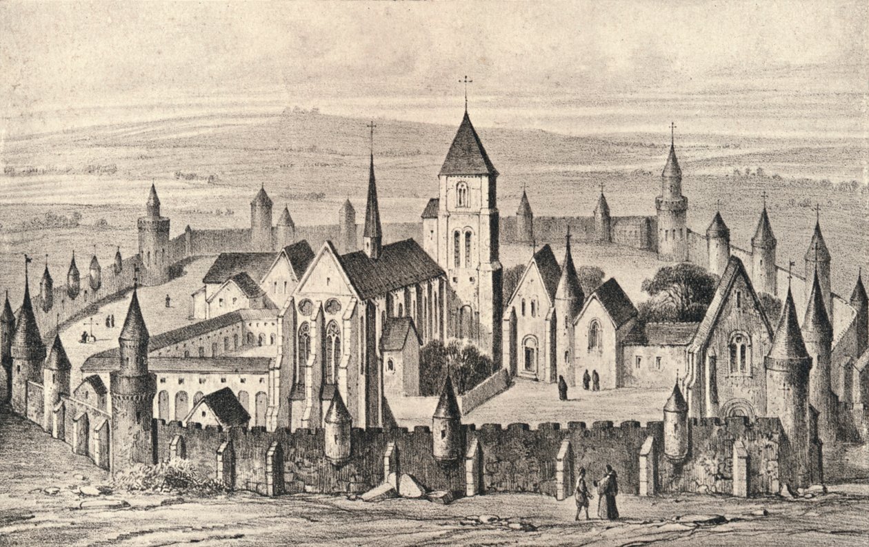 Klosteret St Martin-des-Champs, 1915 av Unbekannt