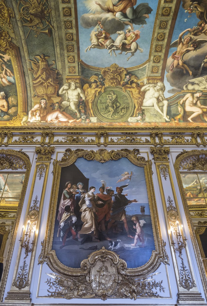 Bortføringen av Helene av Paris, kopi av Louvre-verkstedene av Unbekannt