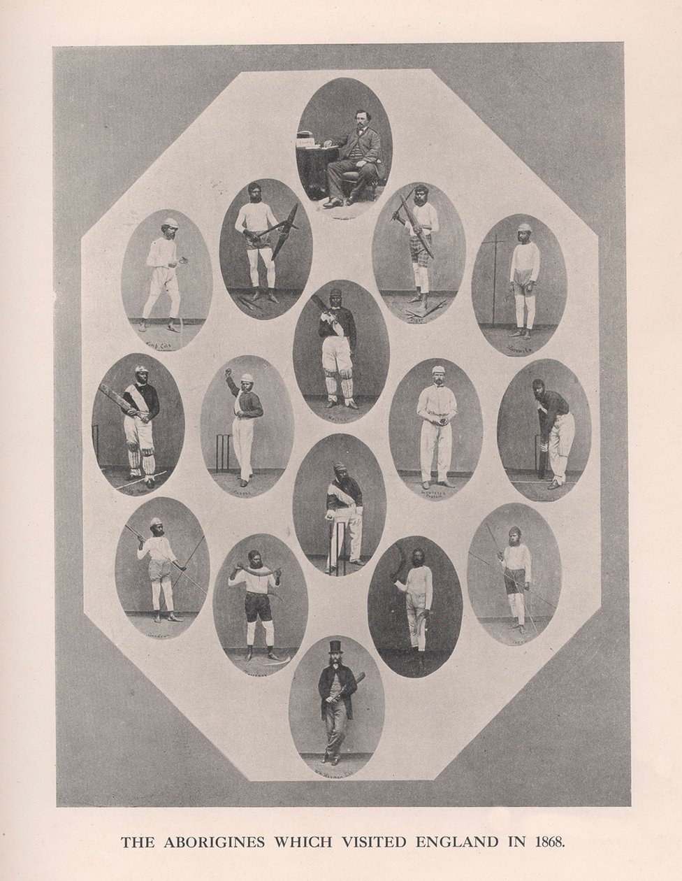 Aboriginerne som besøkte England i 1868, 1912. av Unbekannt
