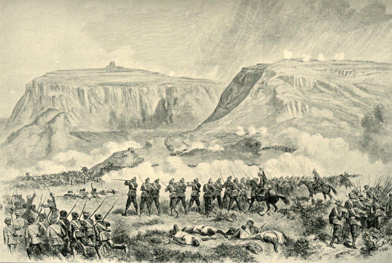 Abyssinia-ekspedisjonen: Slaget ved Arogee...langfredag 10. april 1868, 1901 av Unbekannt