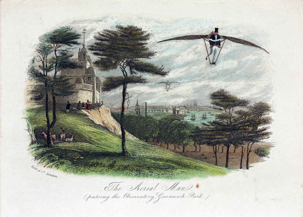 'The Aerial Man', Greenwich, London av Unbekannt