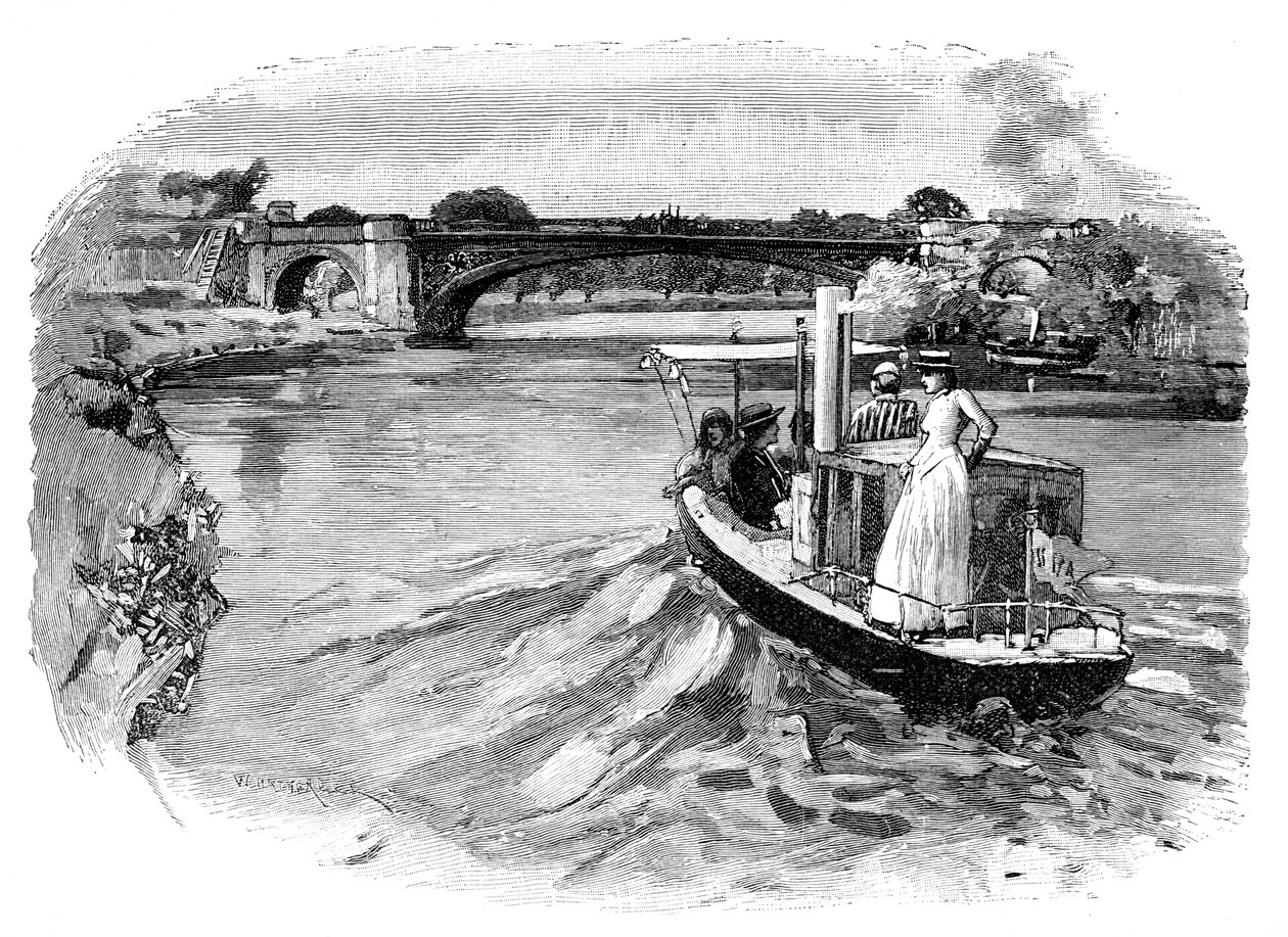 Albert Bridge, Windsor, Berkshire av Unbekannt