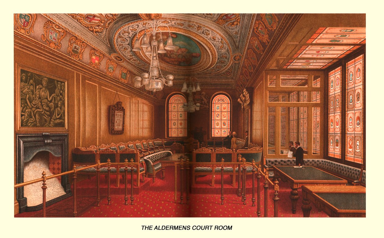 The Aldermens Court Room, 1886 av Unbekannt