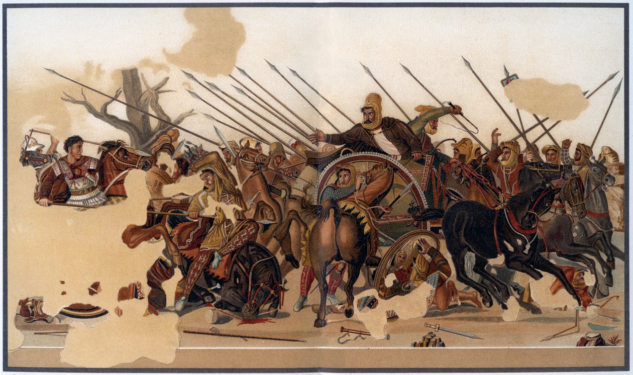 Alexander-mosaikken, c79 e.Kr., 1902 av Unbekannt