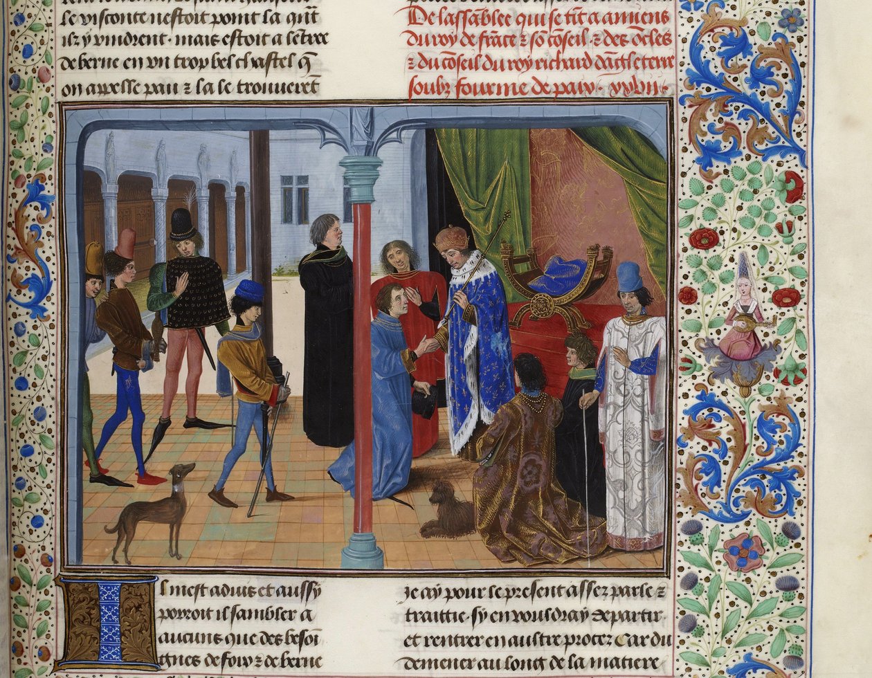 The Amiens Negotiations, 1392, ca 1470-1475. av Unbekannt
