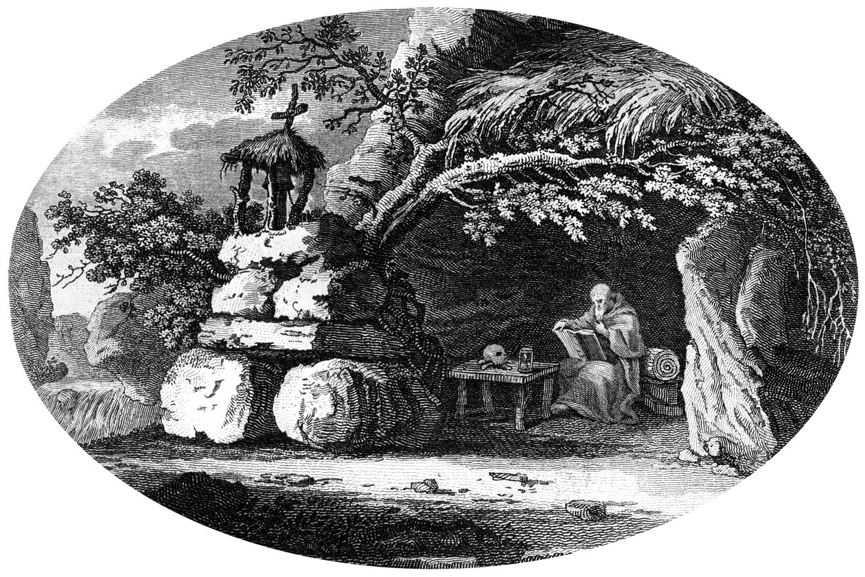 De gamle eremittene, c1800-tallet av Unbekannt