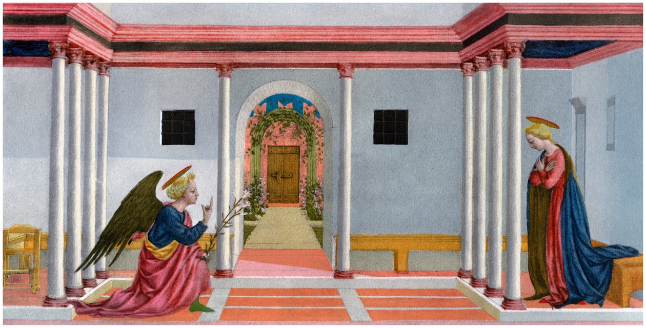 Bebudelsen, c1445, 1958 av Unbekannt