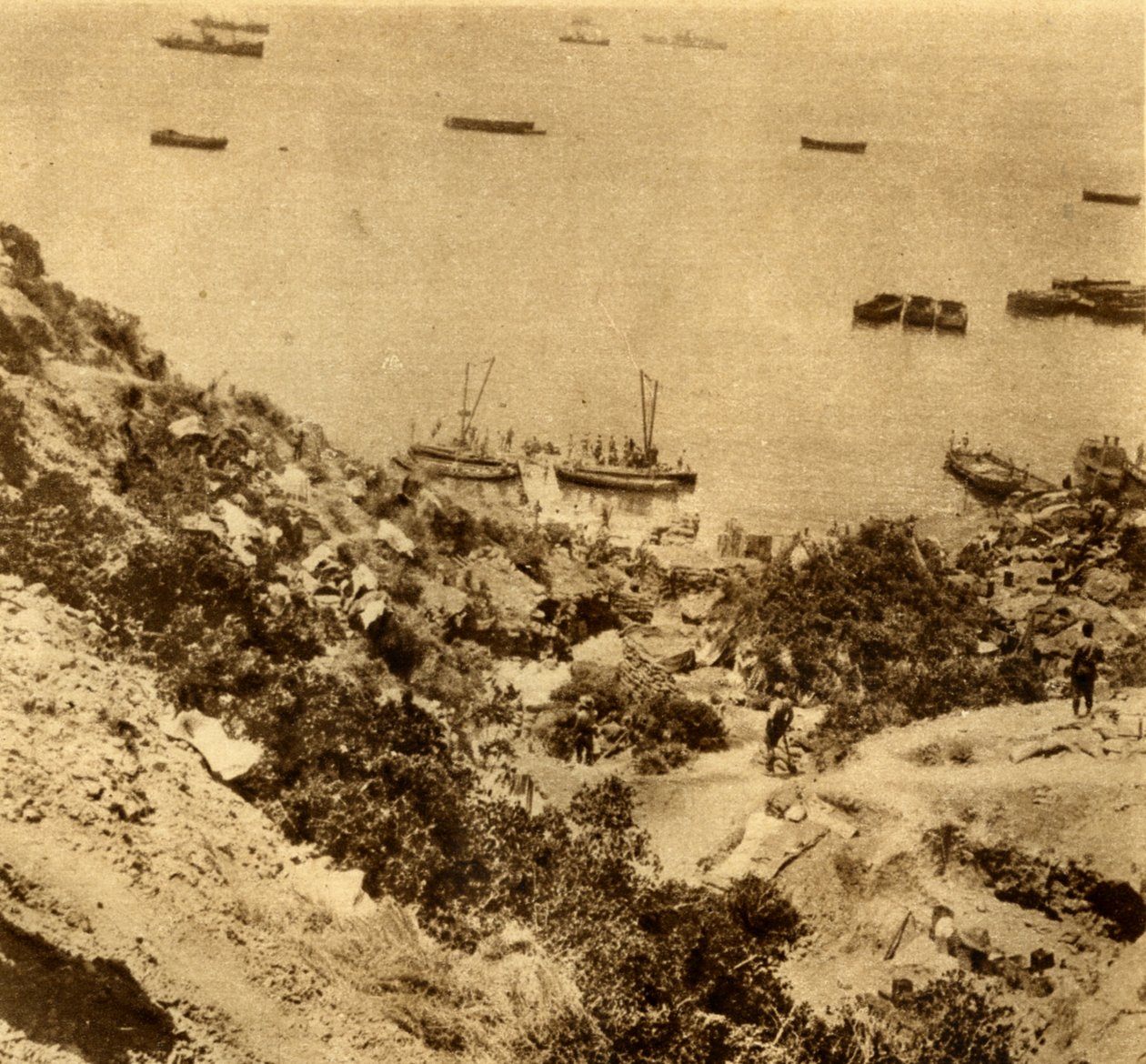 Anzac-kolonien i Gallipoli, Gaba Tepe av Unbekannt
