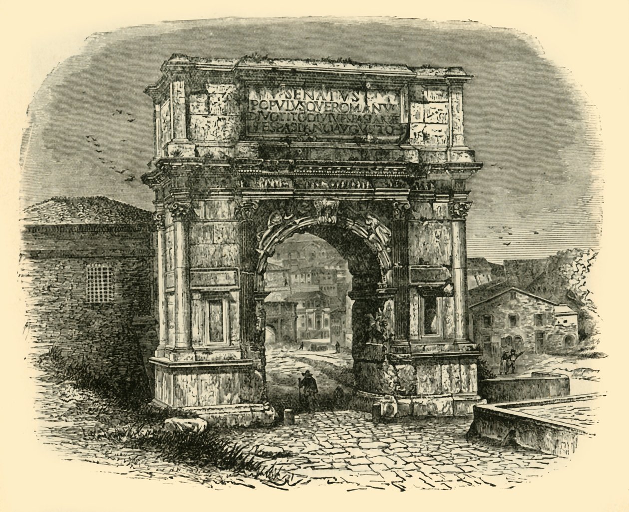 Titusbuen, Roma, 1890. av Unbekannt