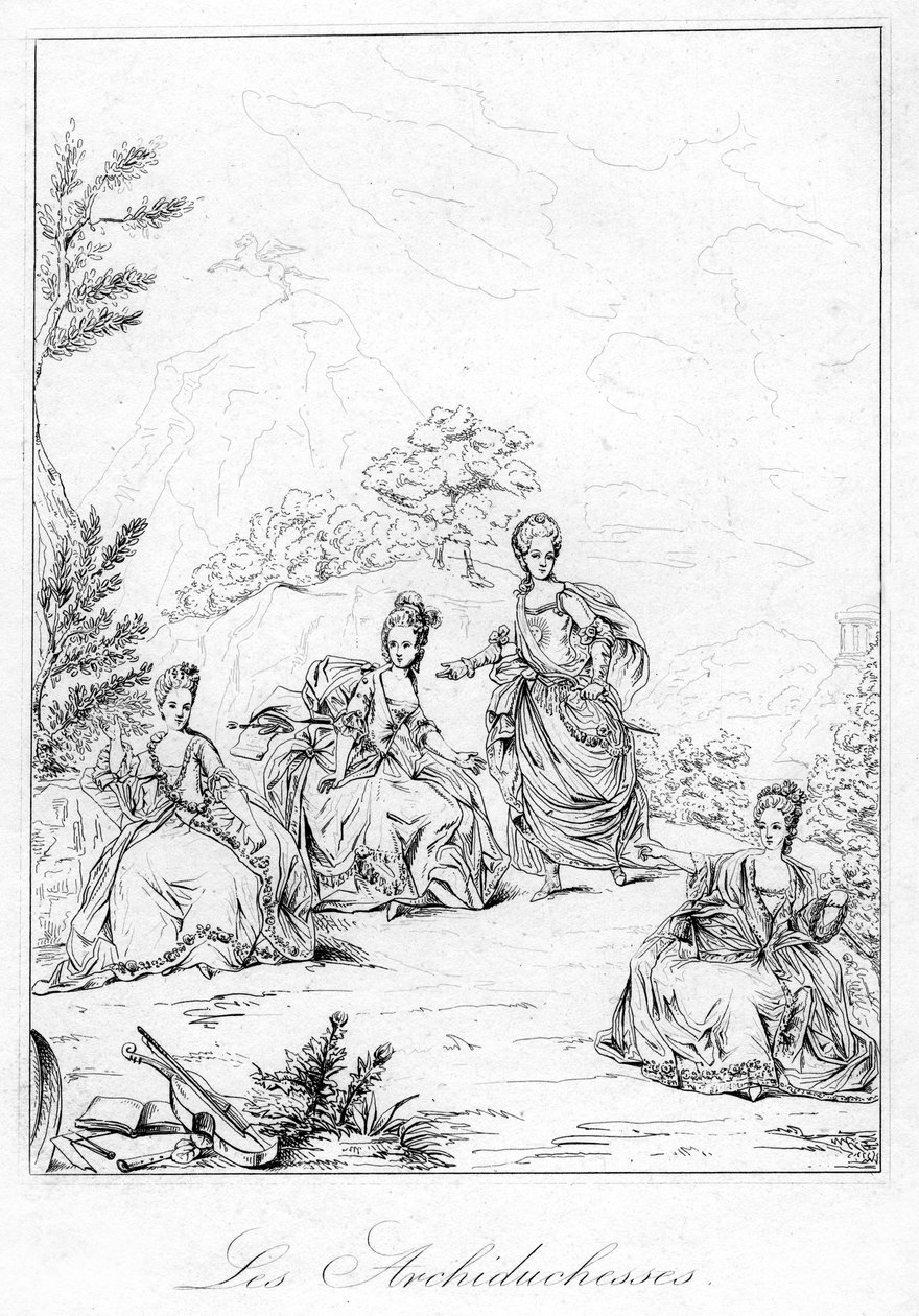 Erkehertuginnene, c1600-tallet av Unbekannt