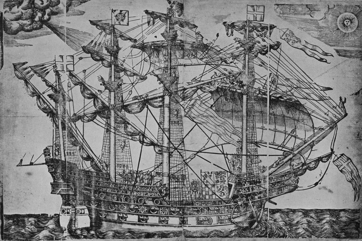 The Ark Royal, 1588 av Unbekannt