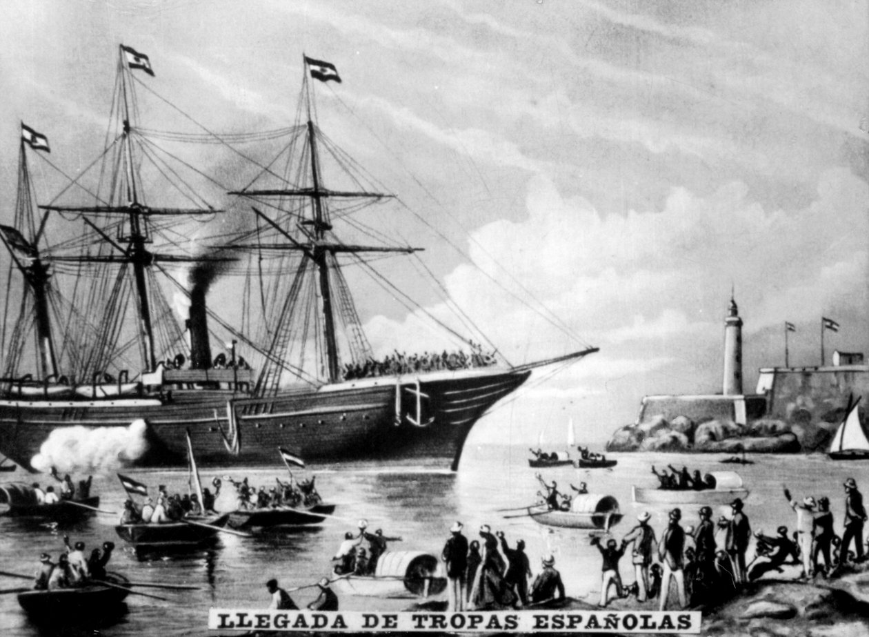 Ankomsten av de spanske troppene, 1860-, 1920-årene av Unbekannt
