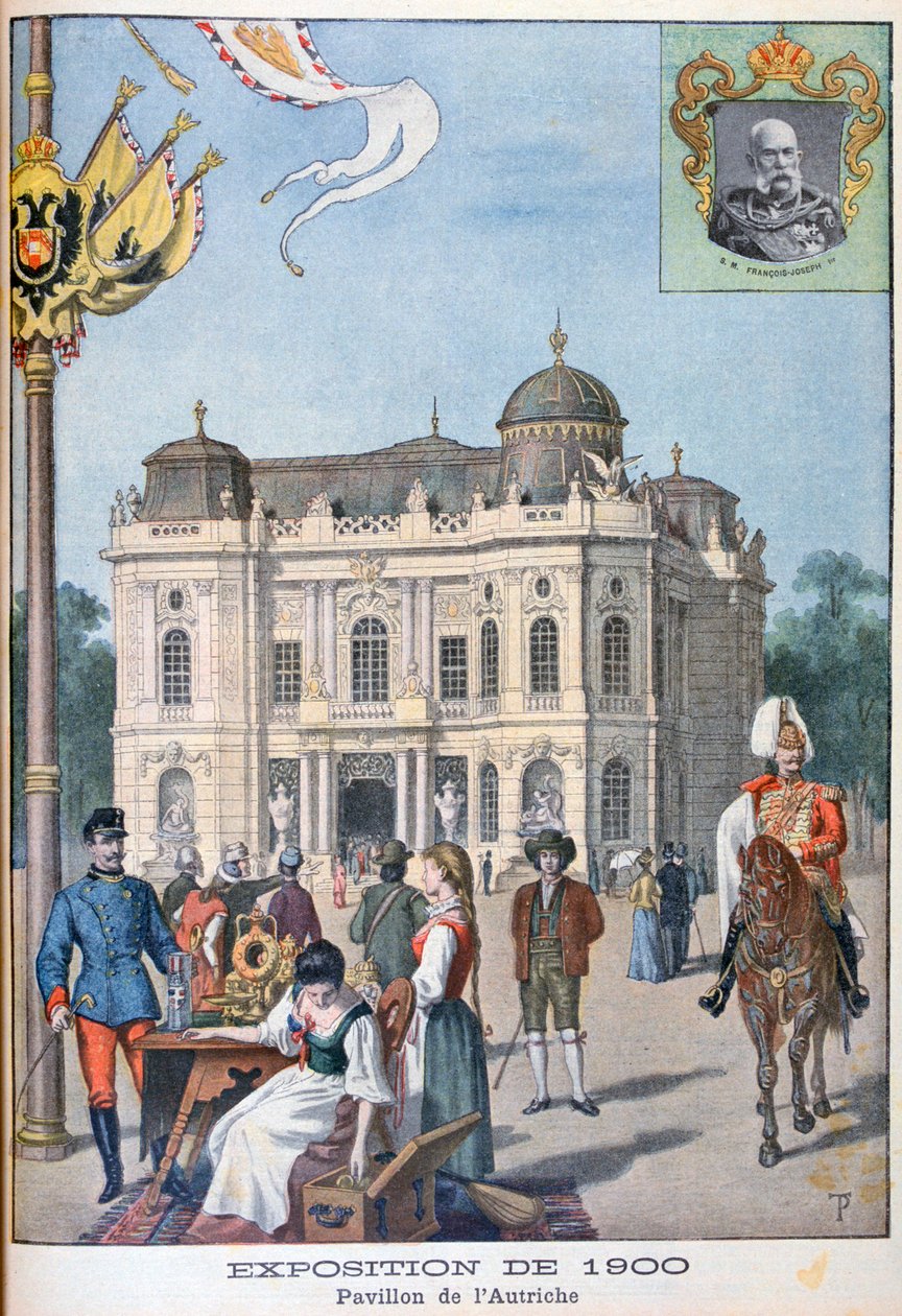 Den østerrikske paviljongen på verdensutstillingen i 1900, Paris, 1900 av Unbekannt