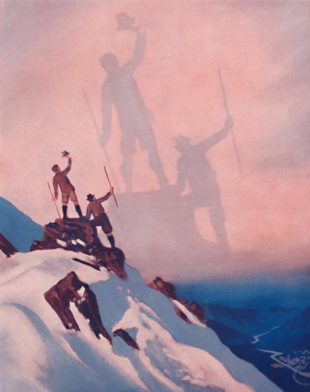 The Awe-Inspiring Spectre of the Brocken, 1935 av Unbekannt