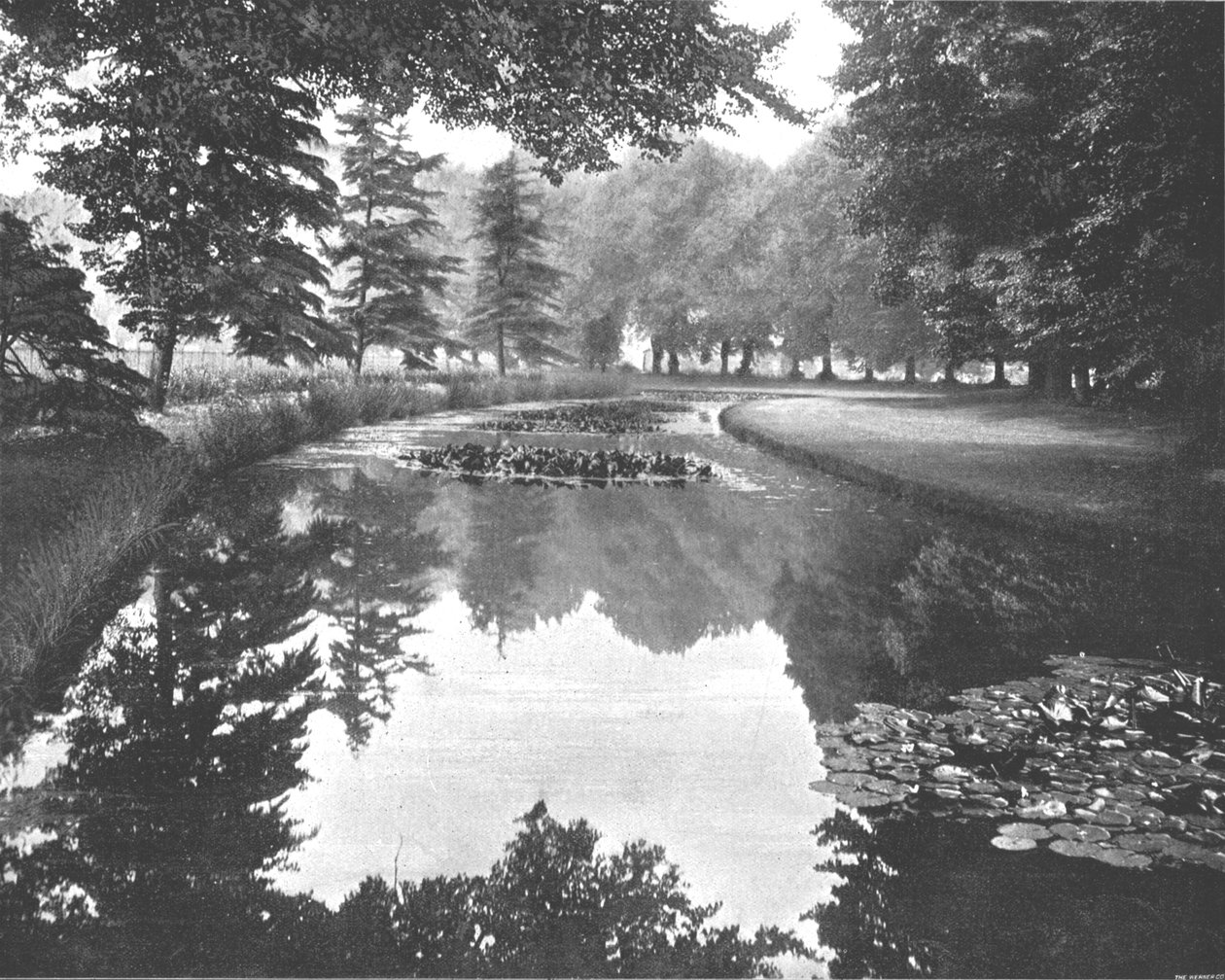 The Backwater at Hampton Court, Richmond, London, 1894. av Unbekannt