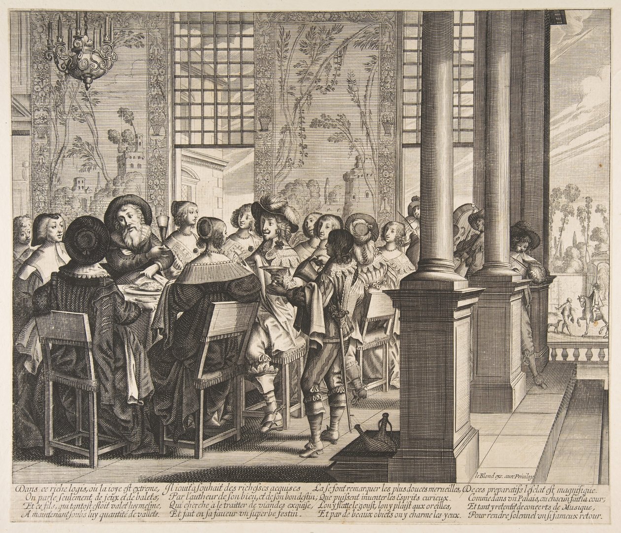 Banketten for den fortapte sønns retur, ca. 1636. av Unbekannt