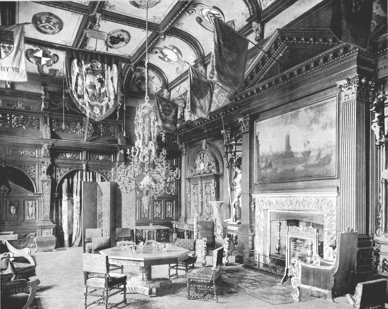 Banketthallen, Knebworth House, Hertfordshire, 1894. av Unbekannt