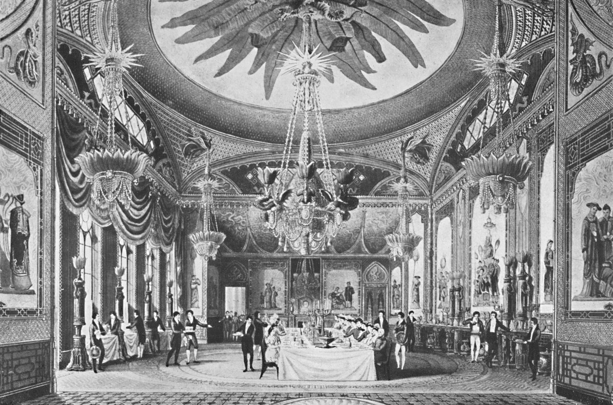 Bankettrommet, c1827, 1939. av Unbekannt