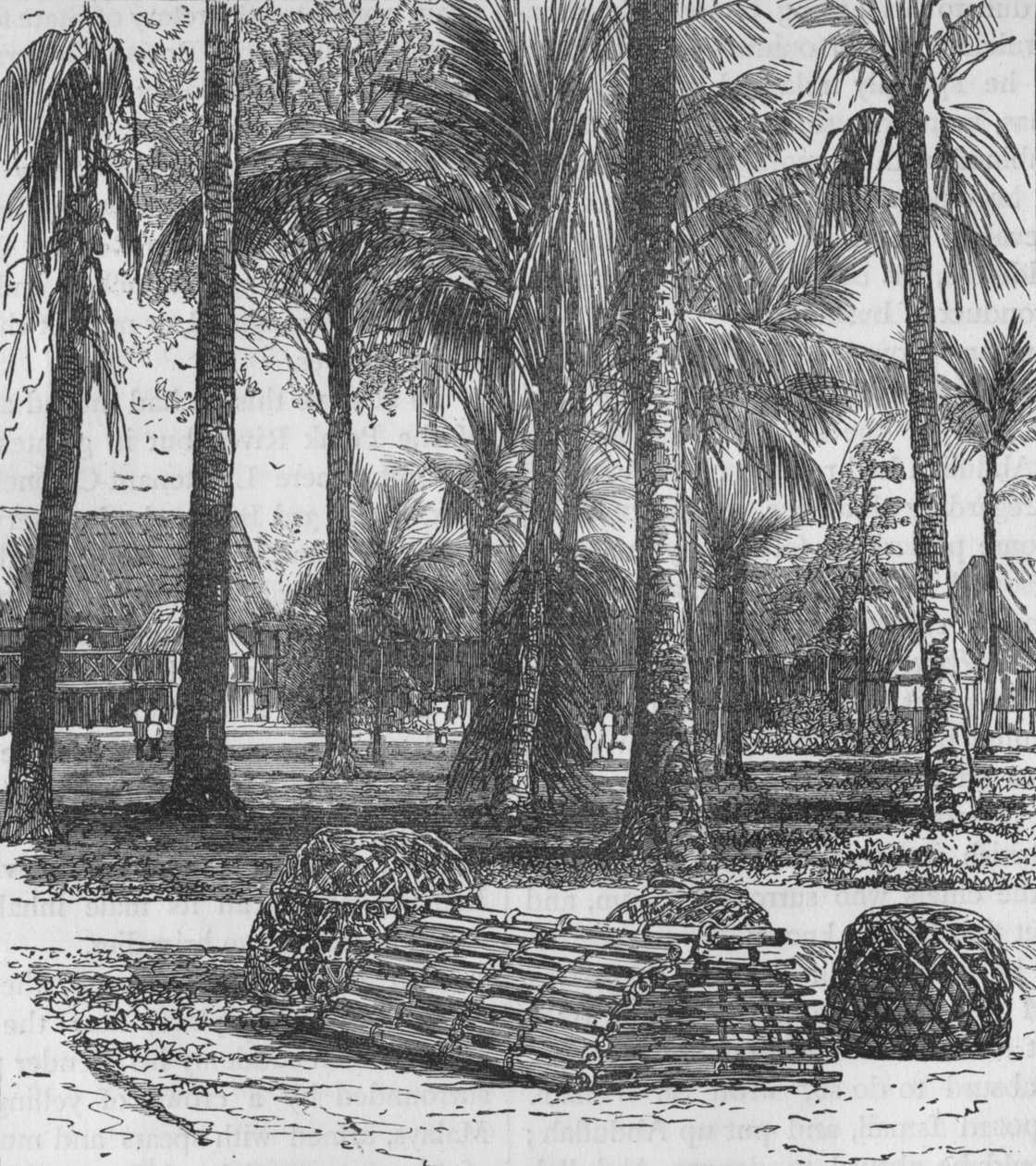 The Barracks at the Residency, med graver til Mr. Birch og Captain Innes, 1876, c1880 av Unbekannt