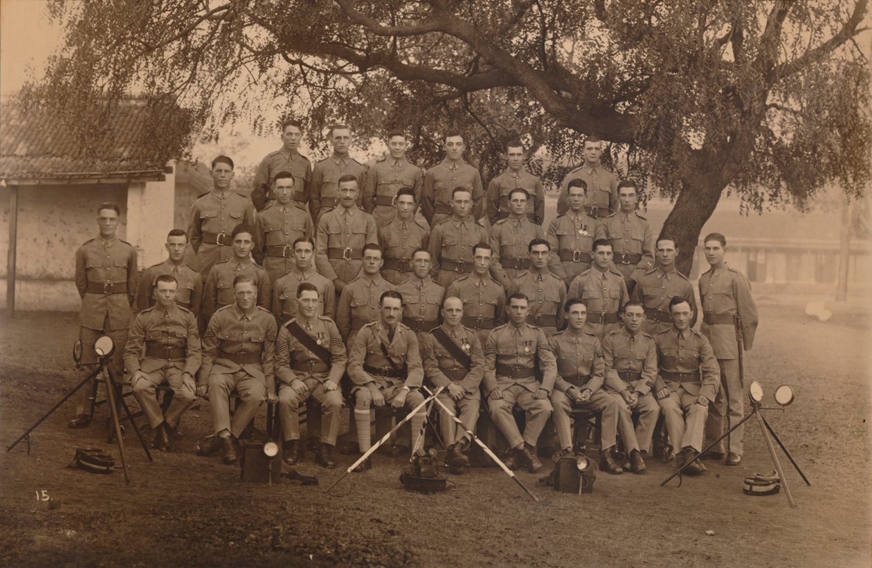 Bataljonssignalerne til den første bataljonen, The Queens Own Royal West Kent Regiment. Poona, In av Unbekannt