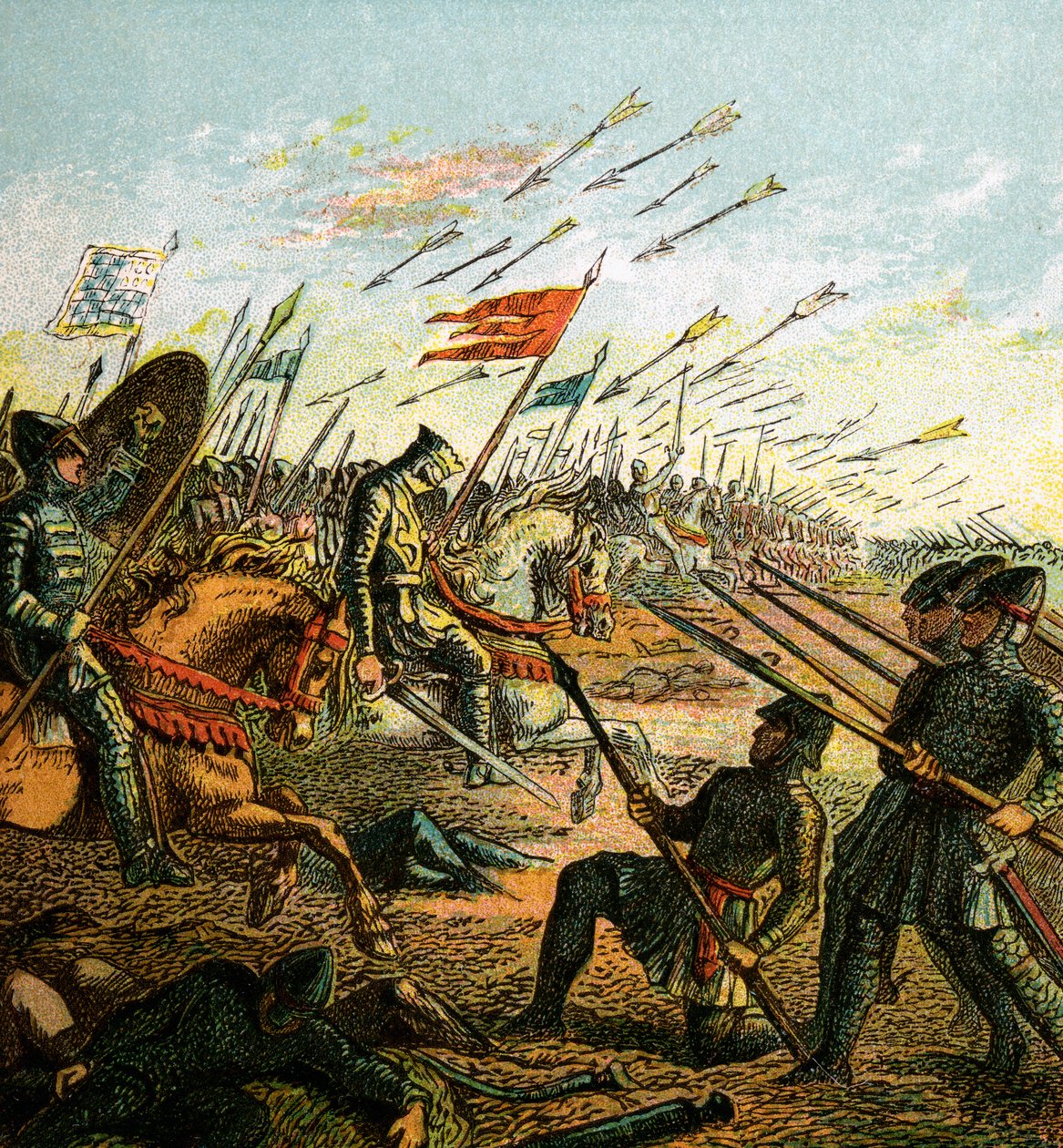 Slaget ved Hastings, 1066, c1850 av Unbekannt