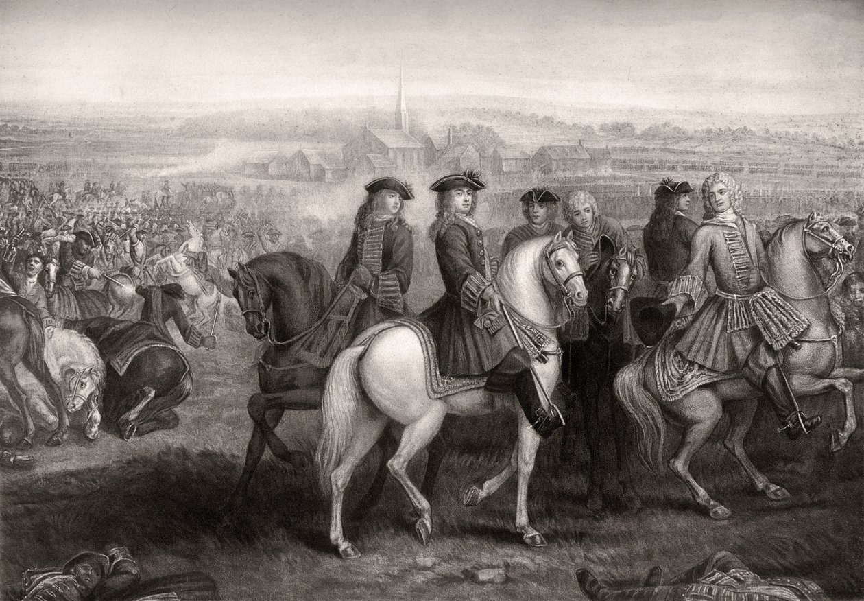 Slaget ved Blenheim, 1704 1906 av Unbekannt