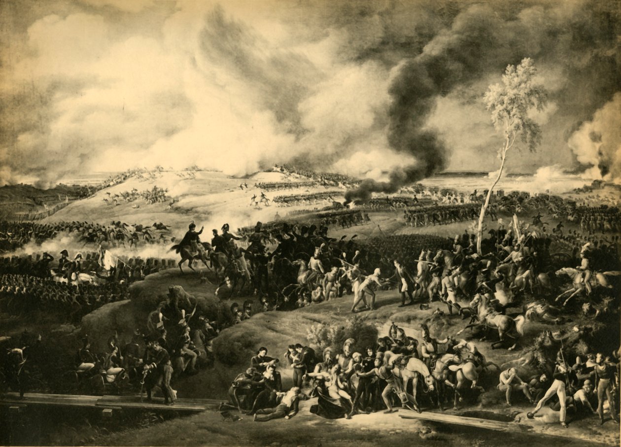 Slaget ved Borodino, 7. september 1812, 1921. av Unbekannt