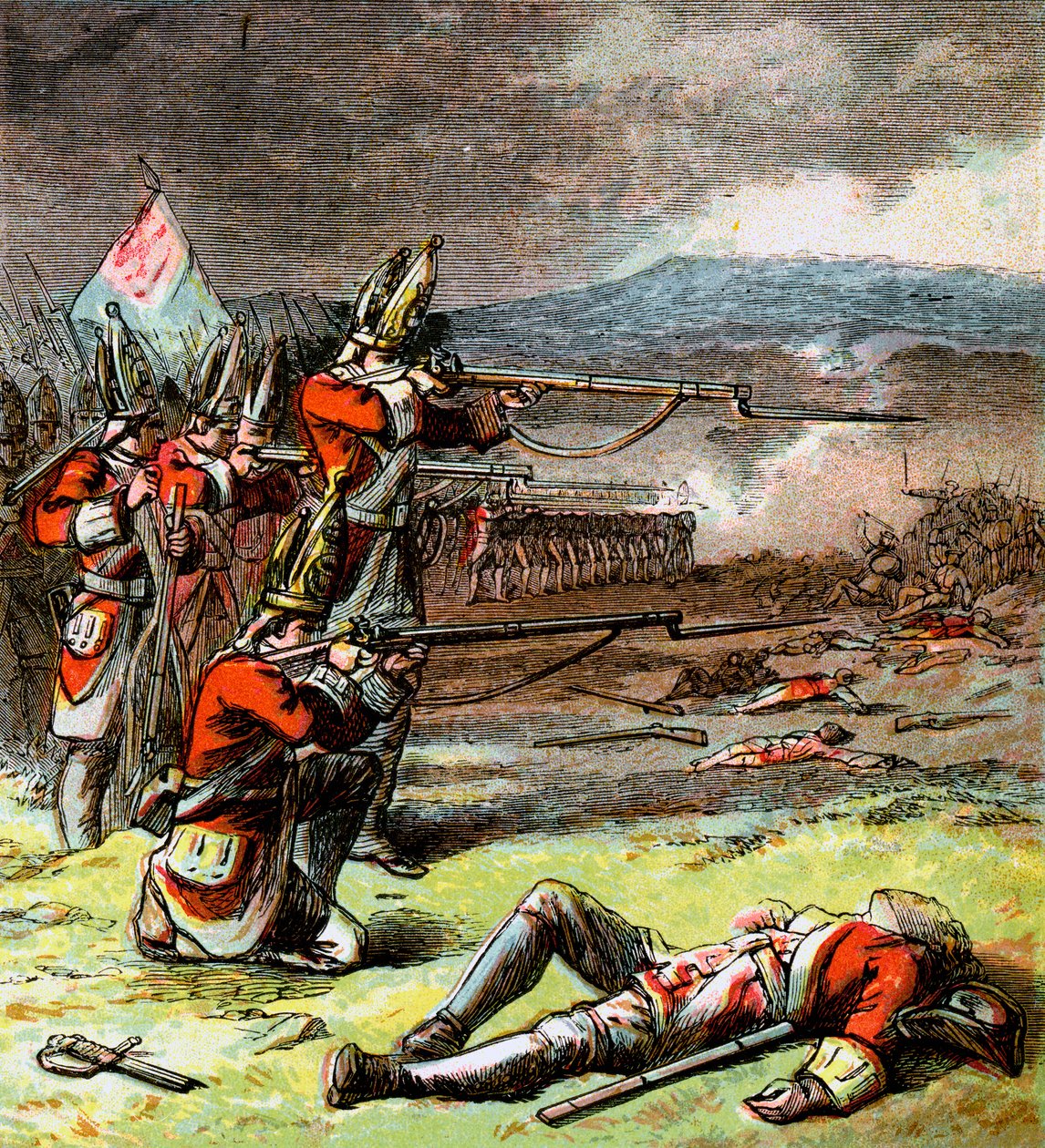 Slaget ved Culloden, 1746, c1850-årene av Unbekannt