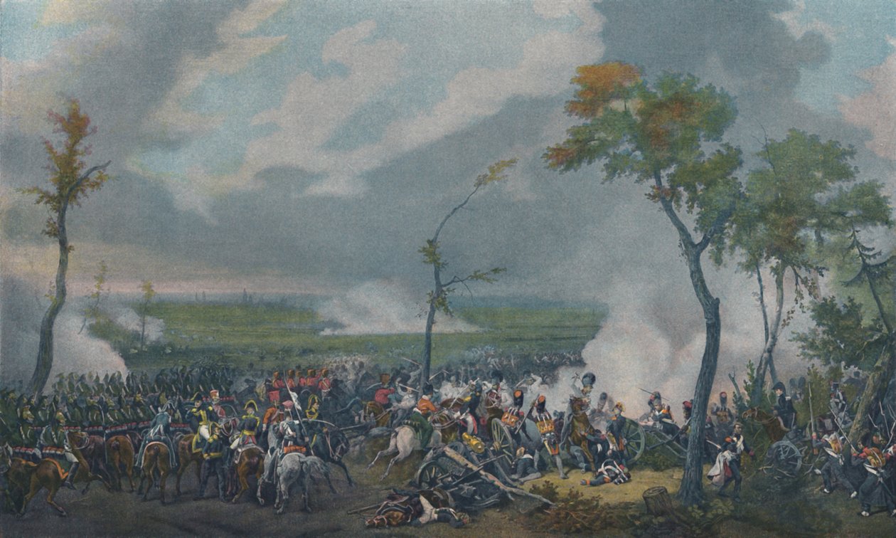 Slaget ved Hanau, 30. oktober 1813, 1896. av Unbekannt