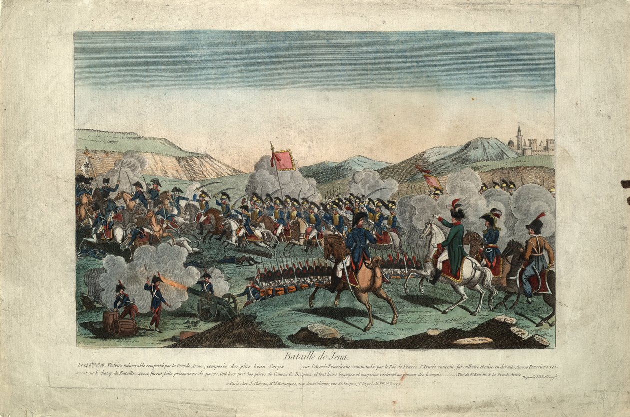 Slaget ved Jena, ca 1806 av Unbekannt