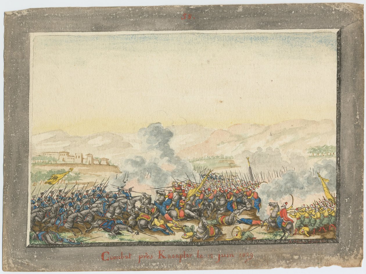 Slaget ved Kulevicha 11. juni 1829, 1829 av Unbekannt