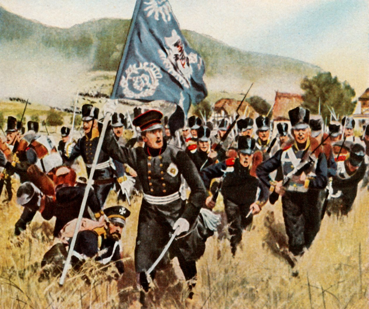 Slaget ved Kulm og Nollendorf, 29. og 30. august 1813, 1936. av Unbekannt