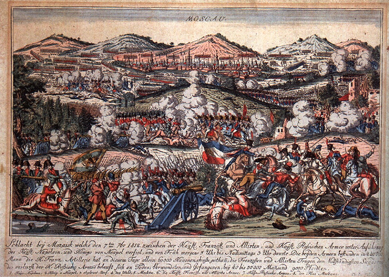 Slaget ved Mozhaysk 26. august 1812, 1810-årene av Unbekannt