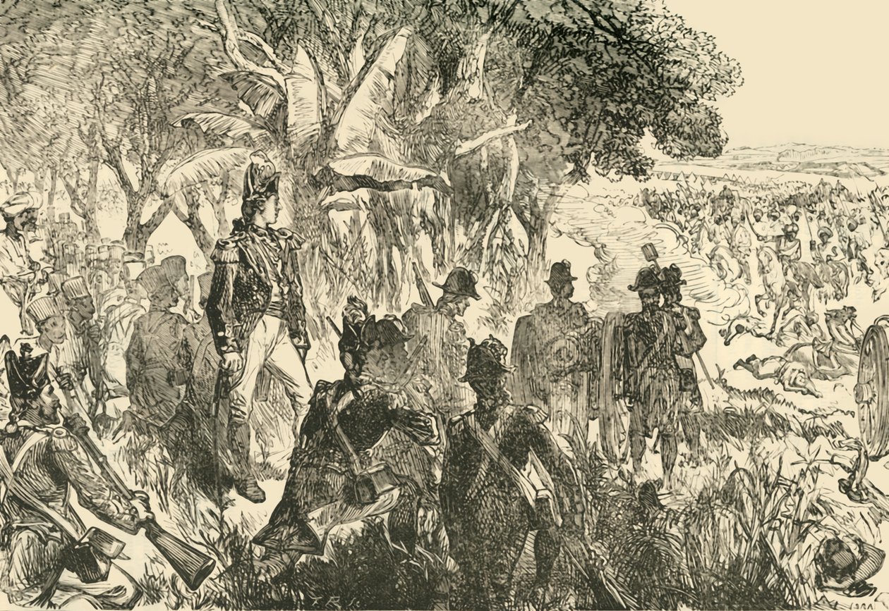 Slaget ved Plassey, 1757, 1890. av Unbekannt