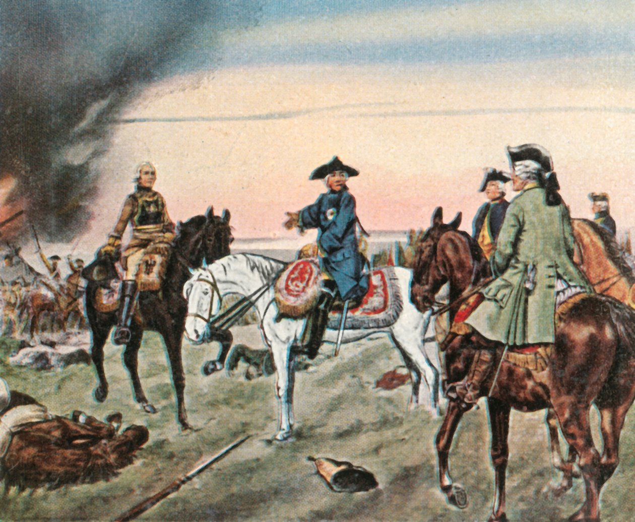 Slaget ved Zorndorf, 25. august 1758, 1936. av Unbekannt