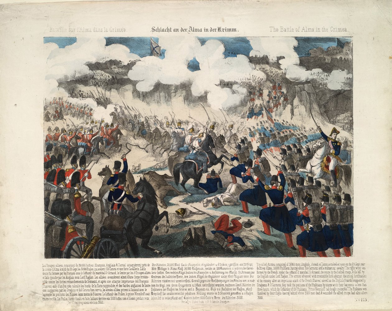Slaget ved Alma 20. september 1854, 1854 av Unbekannt