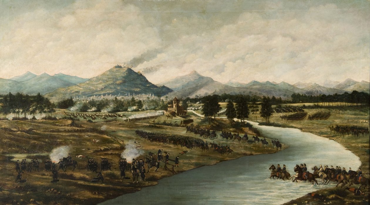 Slaget ved Alma 20. september 1854, ca. 1875 av Unbekannt