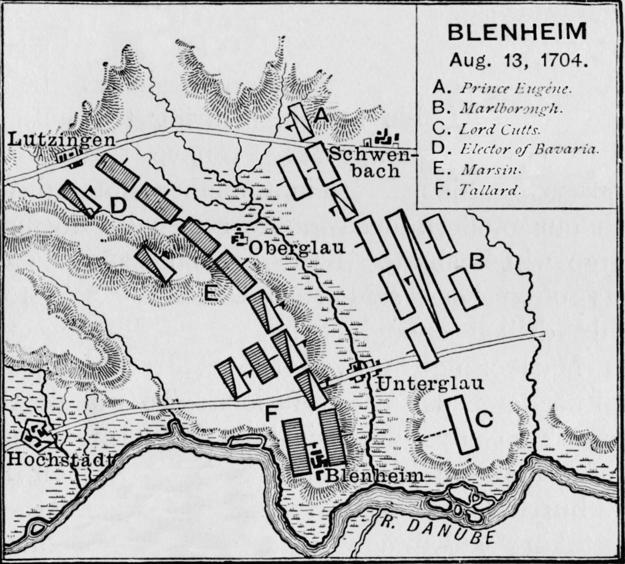 Slagmarken i Blenheim, c1895, 1903 av Unbekannt