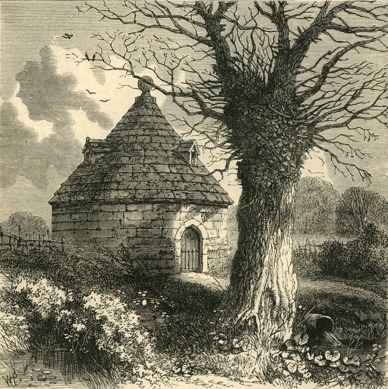Bayswater Conduit i 1798, c1876. av Unbekannt