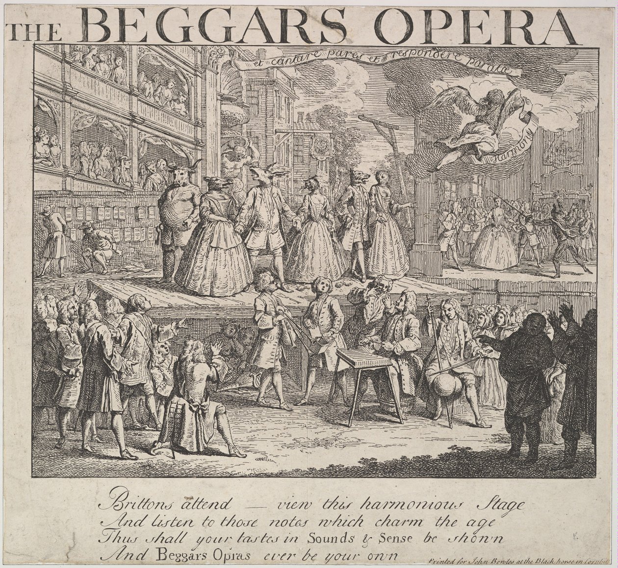 The Beggars Opera, 1728. av Unbekannt