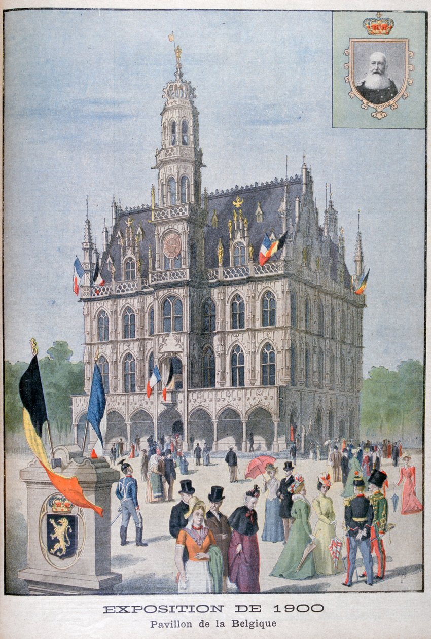 Den belgiske paviljongen på verdensutstillingen i 1900, Paris, 1900 av Unbekannt