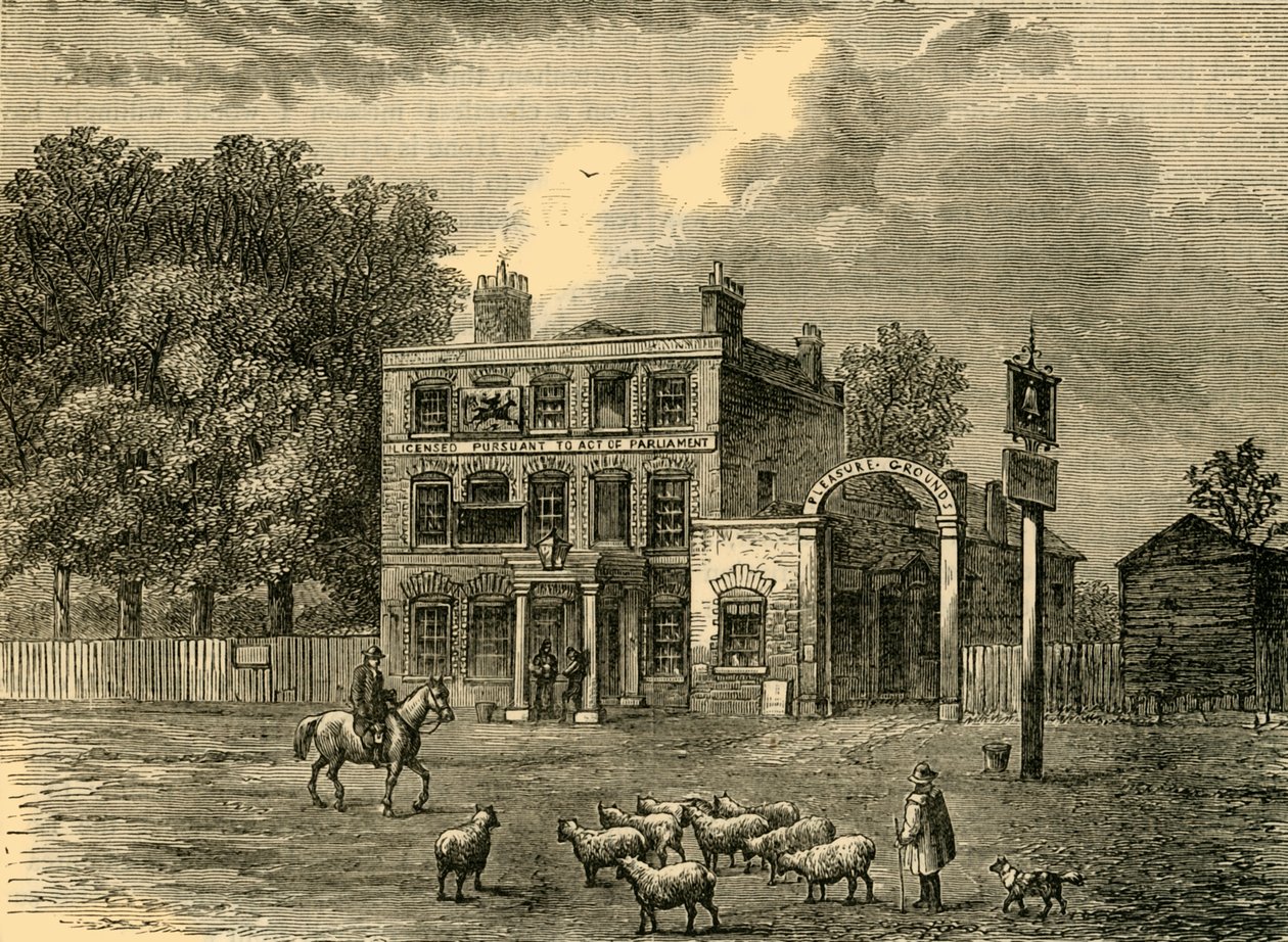 The Bell at Edmonton, c1876. av Unbekannt