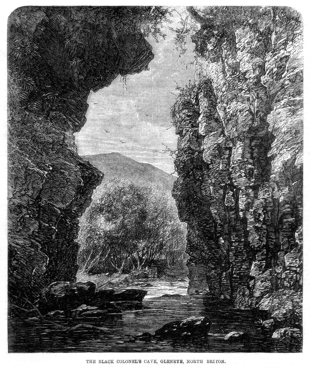 Black Colonels-hulen, Gleneye, Skottland, 1864 av Unbekannt