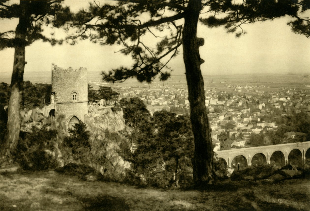 The Black Tower, Mödling, Lower Austria, c1935.  av Unbekannt